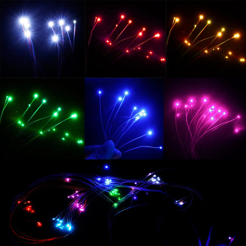 10Pcs 0402 0603 0805 1206 SMD LED Lamp DIY Railway Model Kits Toy Light 3V 30cm Emitting Diode Wram White Red Green Blue Yellow