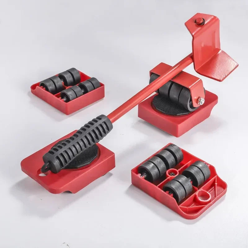 Multipurpose Furniture Mover Set – 2/4/5pcs Heavy Duty Rollers For Effortless Moving & Lifting