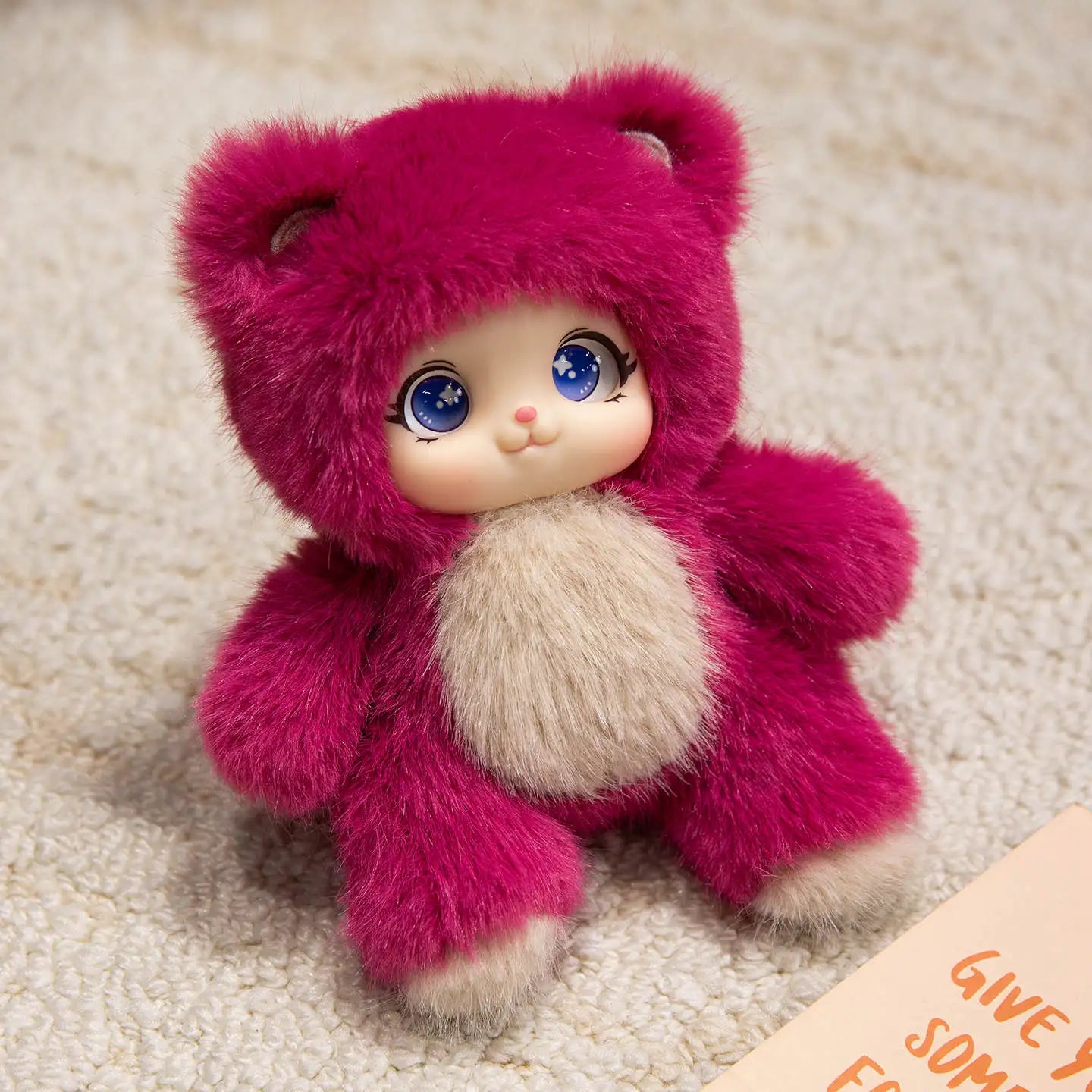 18cm Hot New Kawaii Cosplay Animal Plush Pentant Gummy Doll Frog Deer Bear Sheep Rabbit Baby Plush Toy Home Decor Gift For Kids