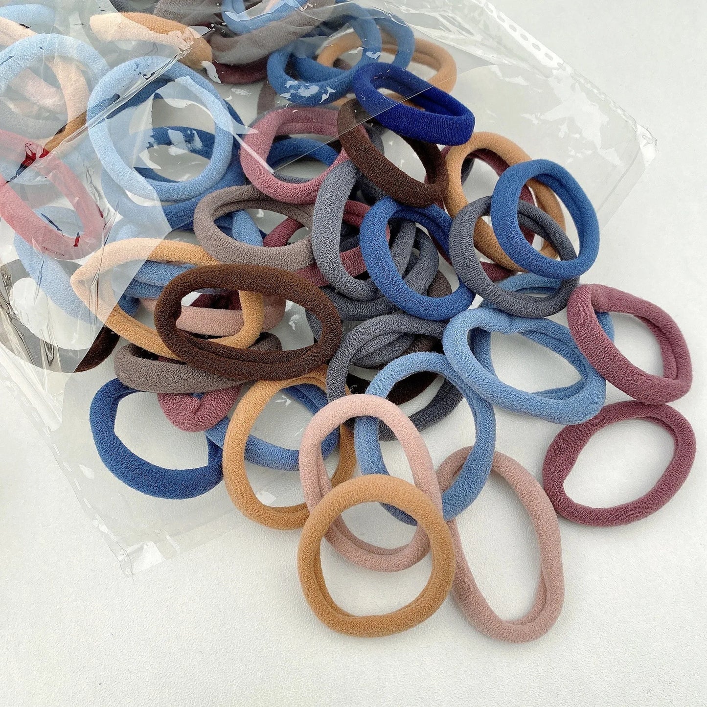 20/50/100pcs Four seasons Elastic Hair Bands Girls 4CM Sweets Scrunchie Rubber Band Hair Ties Clips Headband Hair Accessories