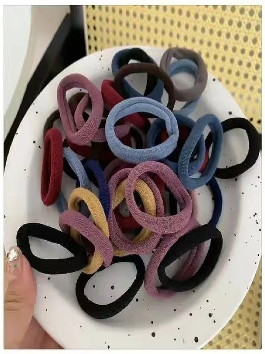 50/100 PCS hair bands, nylon hair bands, hair bands, rubber bands, elastic hair bands, hair accessory
