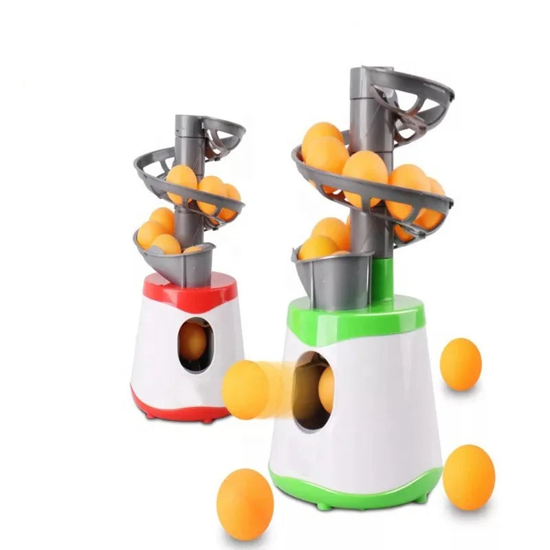 Kid Beginners Automatic  Ping Pong Ball Throwing Machine Table Tennis Trainer Balls Launcher Training Machine Table Tennis Robot
