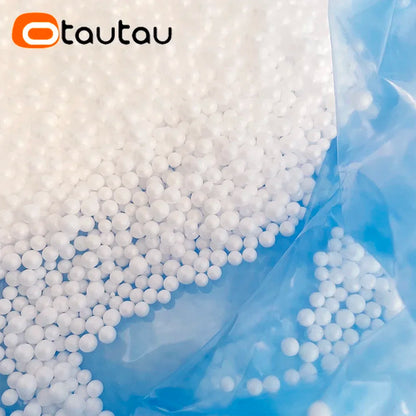 OTAUTAU 22L 3-5mm EPS Ball Pouf Refill Filler Foam Polystyrene Bean Bag Sofa Chair Pillow Doll Filling Artificial Snow TL003