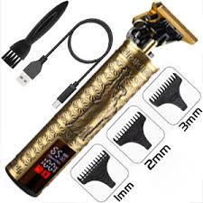 2025 T9 HairClipper Beard Shaving Body Hair Trimmer Clippers Electric Machine Men Haircut Machine 0mm Barber ShaverDragon Carved