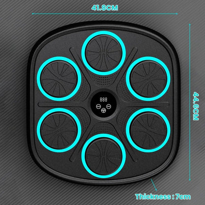 Wallmounted smart music boxing machine for adults and kids electronic boxing trainer with interactive rhythmbased punching targ