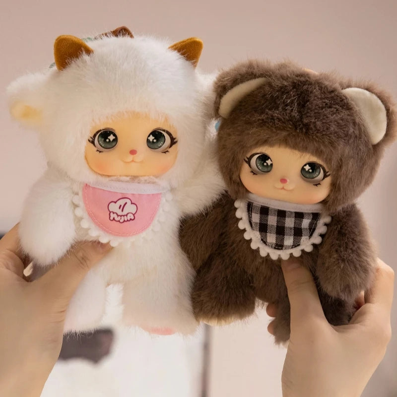 18cm Hot New Kawaii Cosplay Animal Plush Pentant Gummy Doll Frog Deer Bear Sheep Rabbit Baby Plush Toy Home Decor Gift For Kids