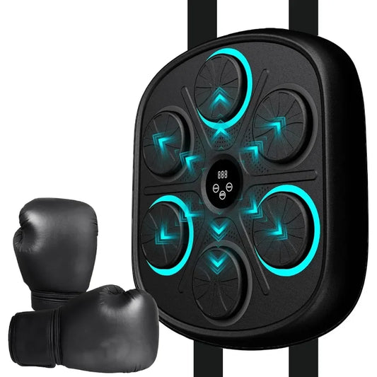 Wallmounted smart music boxing machine for adults and kids electronic boxing trainer with interactive rhythmbased punching targ