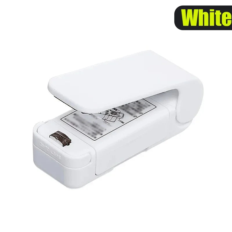 Mini Heat Bag Packaging Sealer Portable Plastic Bag Clip Sealing Machine Food Storage Seal Snack Sealing Kitchen Gadgets