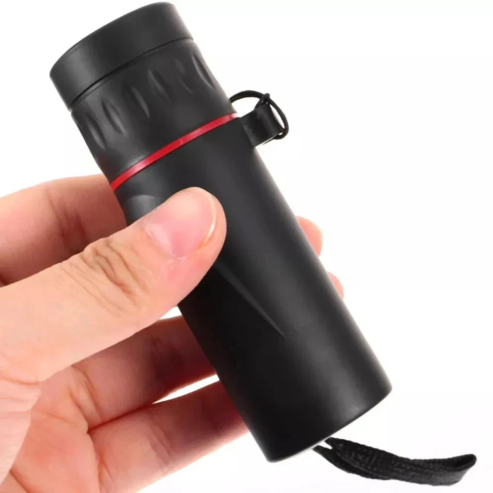 2000x25 HD Monocular Telescope: Mini Portable, with Mobile Phone Holder, for Outdoor Camping, Hunting & Birdwatching