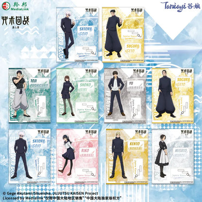 Genuine Juiutsu Kaisen: Hidden Inventory2025 Anime Collaboration Acrylic Station Sign Blind Box Gojo Satoru Cartoon Toy Gift