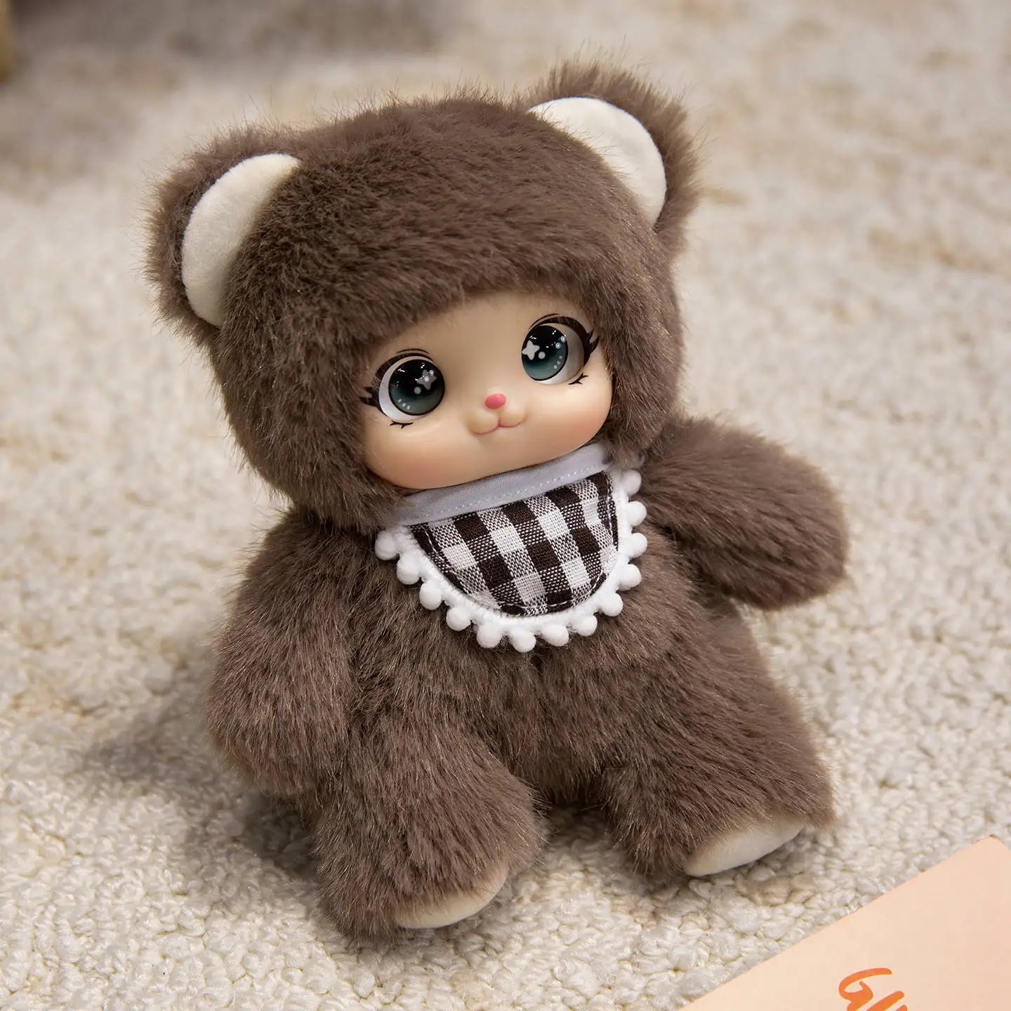 18cm Hot New Kawaii Cosplay Animal Plush Pentant Gummy Doll Frog Deer Bear Sheep Rabbit Baby Plush Toy Home Decor Gift For Kids