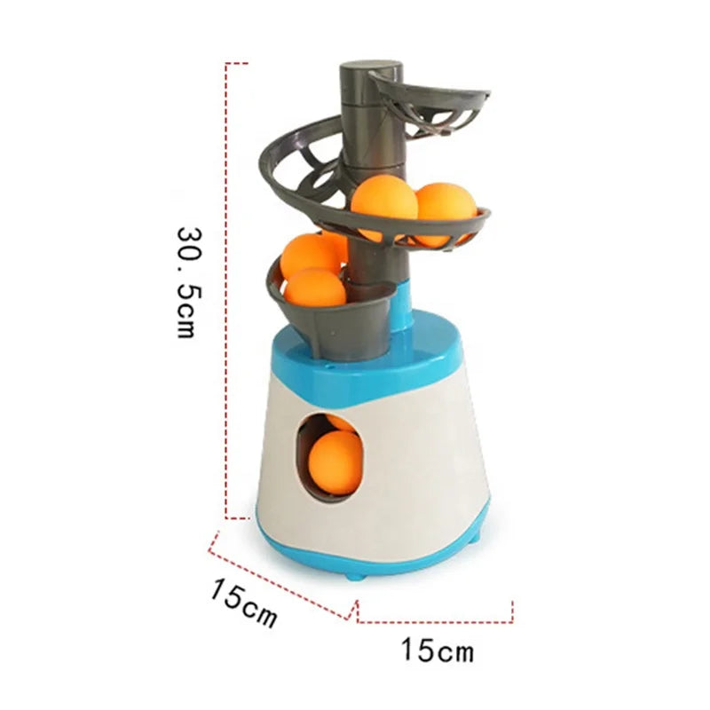Kid Beginners Automatic  Ping Pong Ball Throwing Machine Table Tennis Trainer Balls Launcher Training Machine Table Tennis Robot