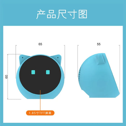 Echoear Meow Companion Desktop Intelligent Ai Chat Robot Bean Bag Voice Dialogue Toy Finished Holiday Gift